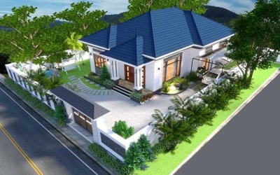 Biệt thự vườn Mẫu 4