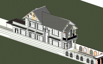 Sử dụng Revit thiết kế nhà dân