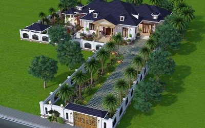 Biệt thự vườn Mẫu 10