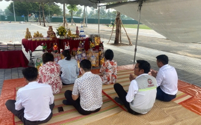 KHỞI CÔNG XÂY DỰNG NHÀ BIỆT THỰ MẪU DỰ ÁN KHU NHÀ BIỆT THỰ VƯỜN BA SON